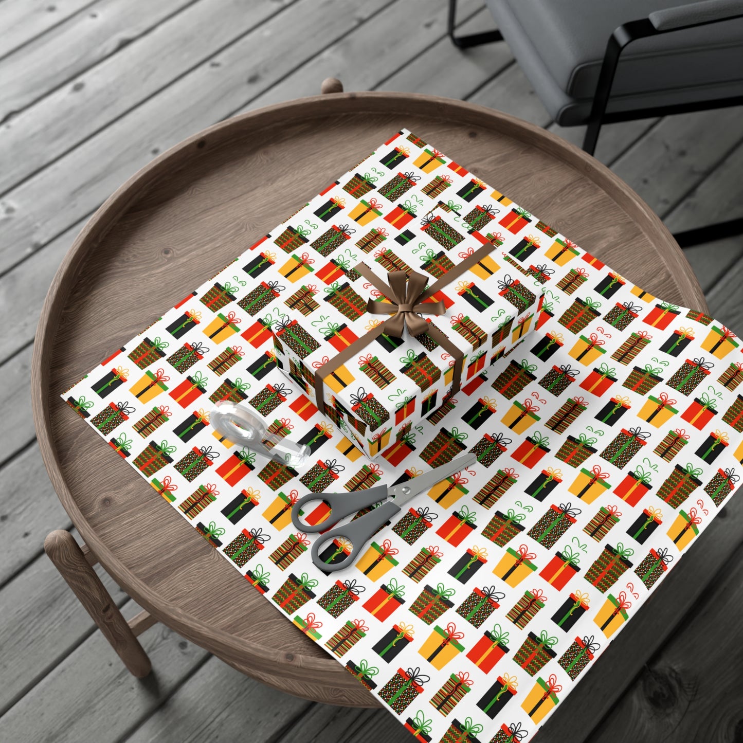 Tribal Motif Wrapping Paper