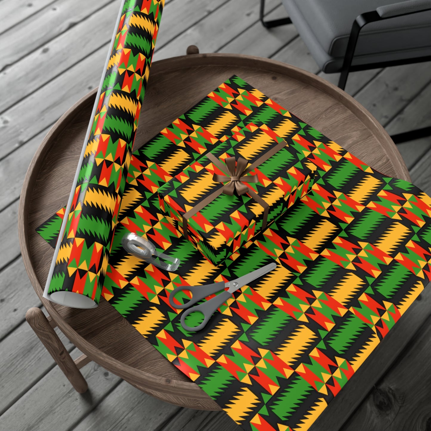 Cultural Print Wrapping Paper