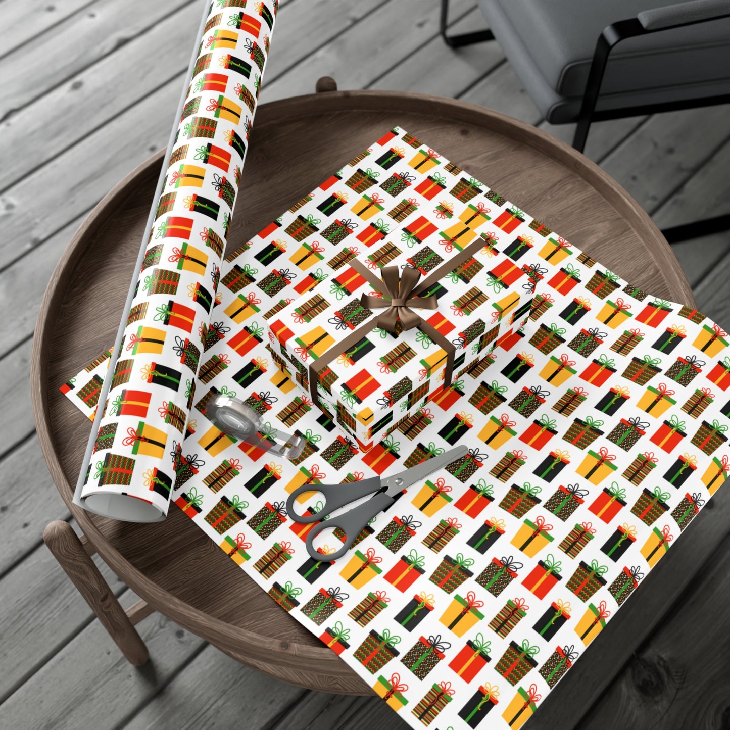 Tribal Motif Wrapping Paper